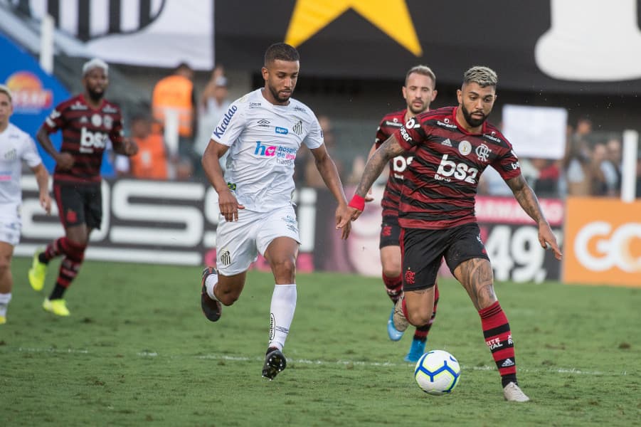 santos flamengo vila