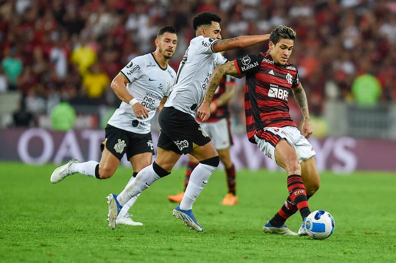 Pedro em Flamengo x Corinthians da Libertadores