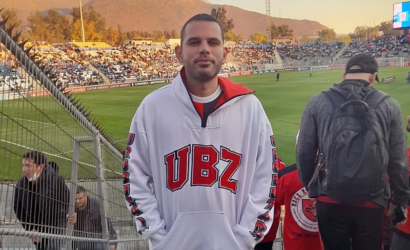 O advogado Fillipe Azeredo, que segue o Flamengo pela América.