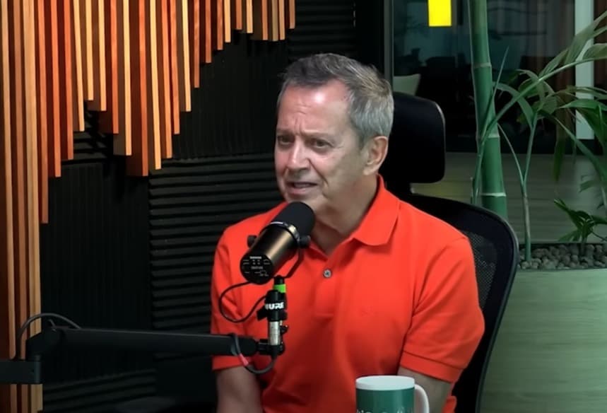 Jânio Moras durante podcast Fala João; presidente do Nova Iguaçu falou sobre final do Carioca contra o Flamengo