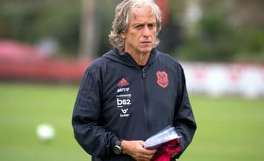 Jorge Jesus no Ninho do Urubu