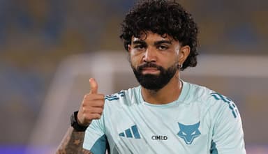 gabigol em jogo do cruzeiro no maracanã