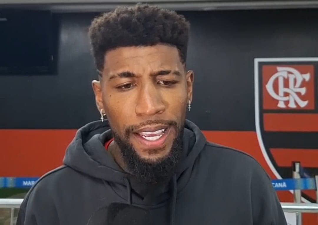 Royal na zona mista do Maracanã depois de Flamengo x Internacional pela Libertadores