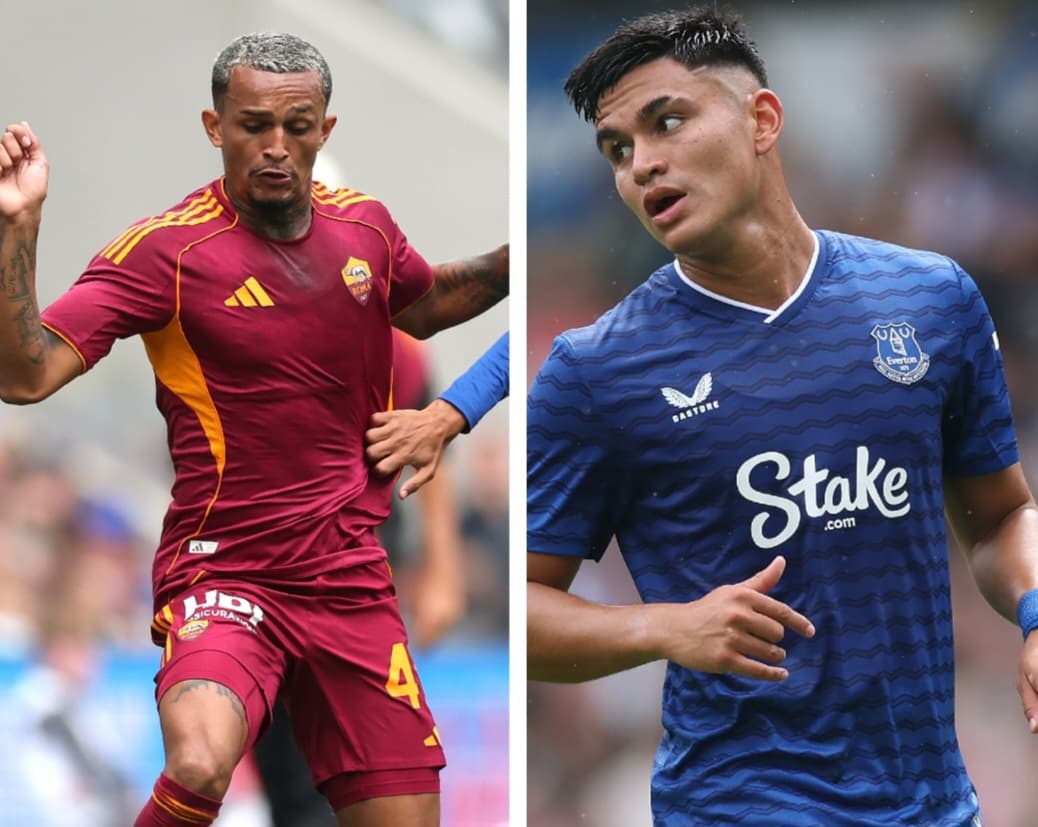 Wesley pela Roma e Alcaraz pelo Everton