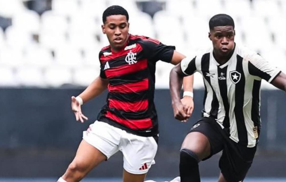 botafogo e flamengo em jogo do carioca sub 20