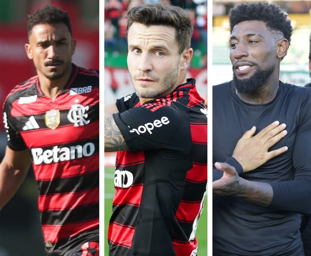 Danilo, Saúl e Emerson Royal em Juventude 0x2 Flamengo