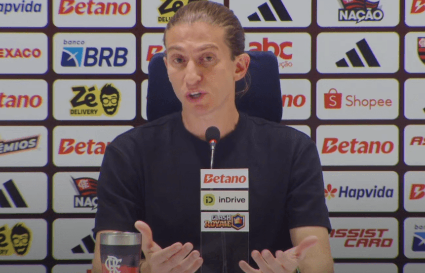 Filipe Luís coletiva Flamengo x Vasco