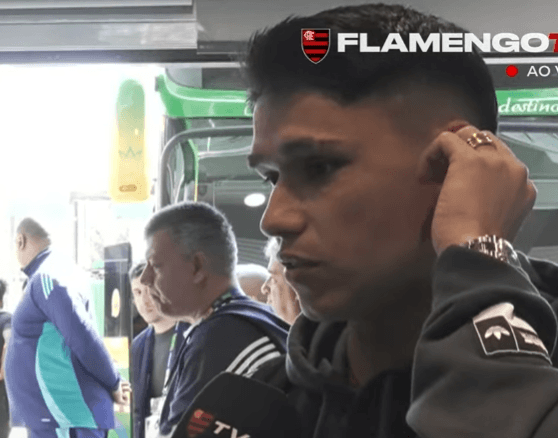 Luiz Araújo concede entrevista antes de Flamengo x Juventude