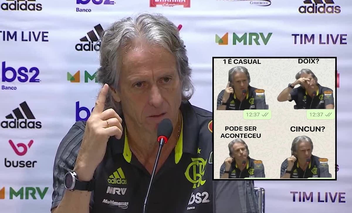 meme do jorge jesus flamengo