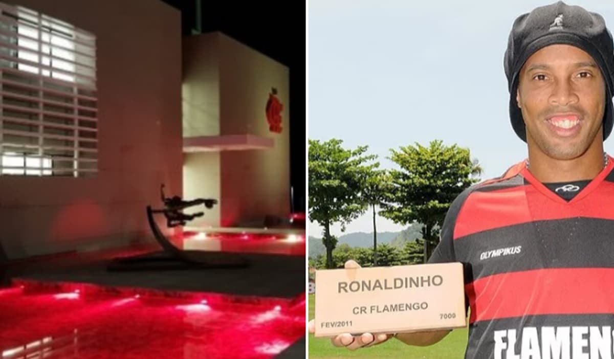 ninho do urubu ronaldinho ct do flamengo