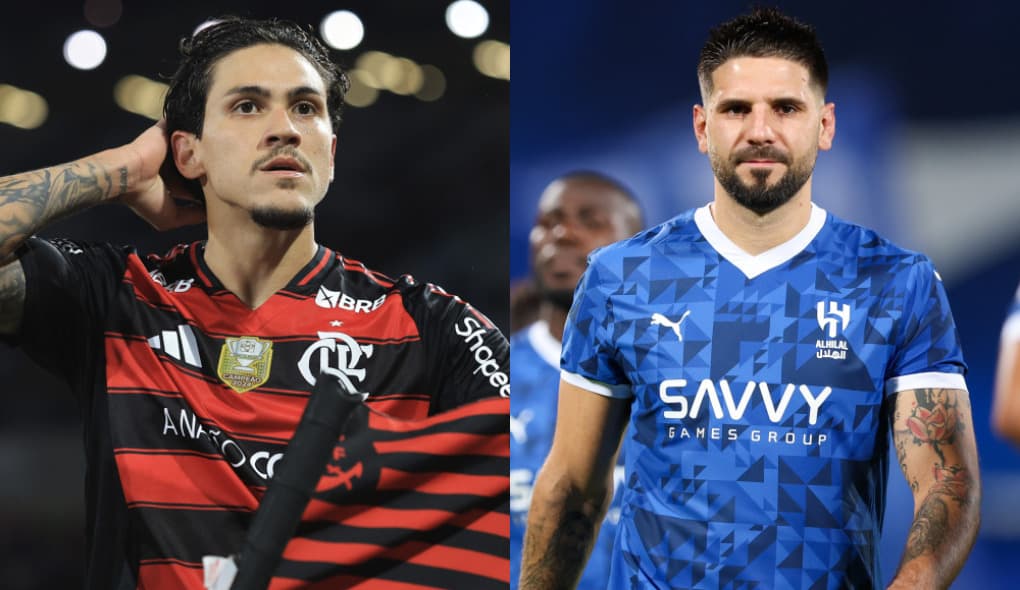 Pedro (esquerda) e Mitrovic (direita)