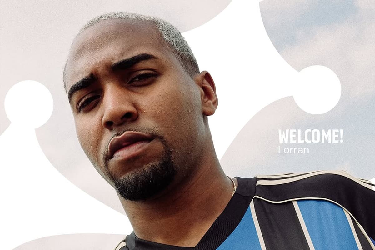 Foto do anuncio de Lorran no Pisa com a frase "Welcome Lorran"