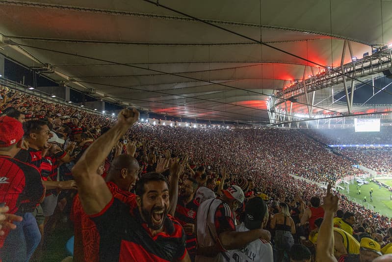 FLAMENGO X ESTUDIANTES - COPA LIBERTADORES - MARACANA