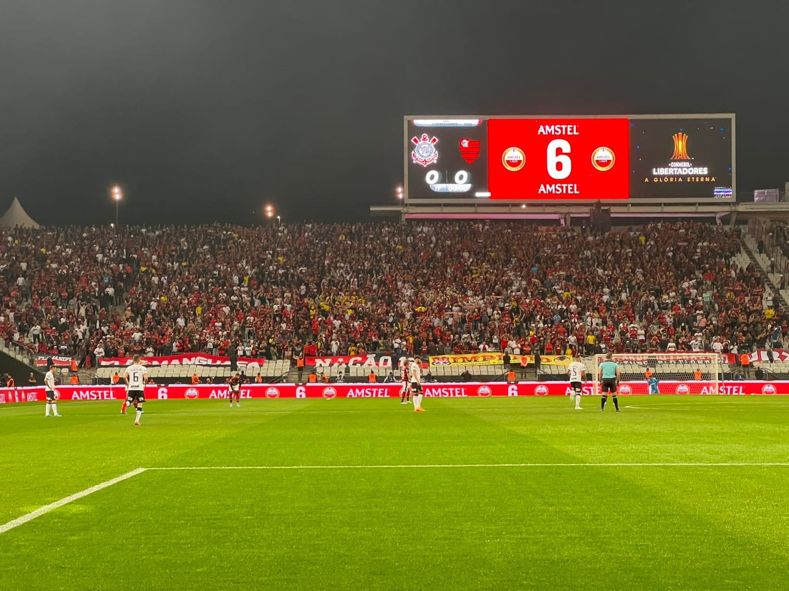 Torcida do Flamengo na Neo Química Arena