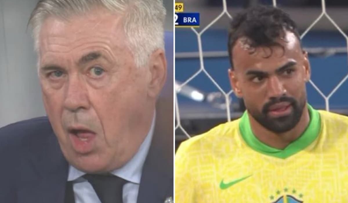 Ancelotti fala sobre erros de Fabrício Bruno em derrota do Brasil para o Japão