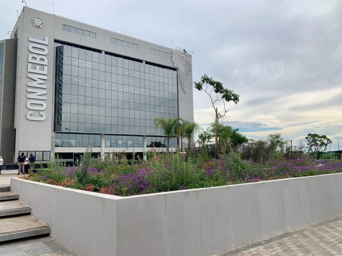 Sede da Conmebol em Luque, no Paraguai