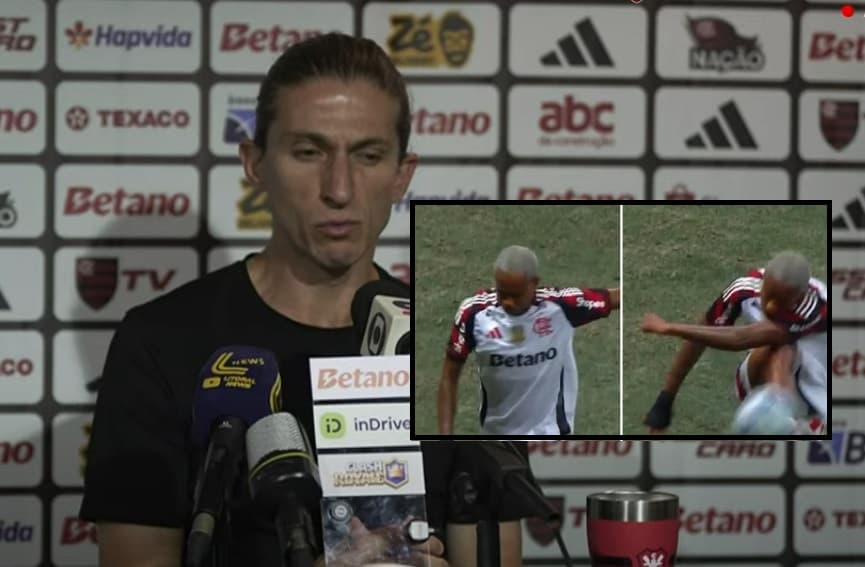 filipe luís fala sobre expulsão de wallace yan