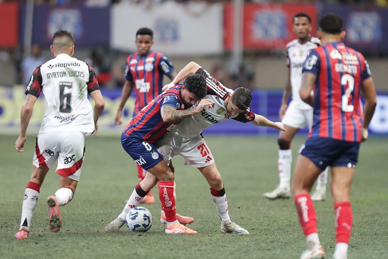 Flamengo perde para Bahia pelo Brasileiro