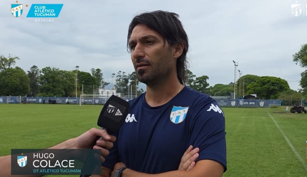 Hugo Colace, ex-Flamengo, dá entrevista no Atlético Tucumán