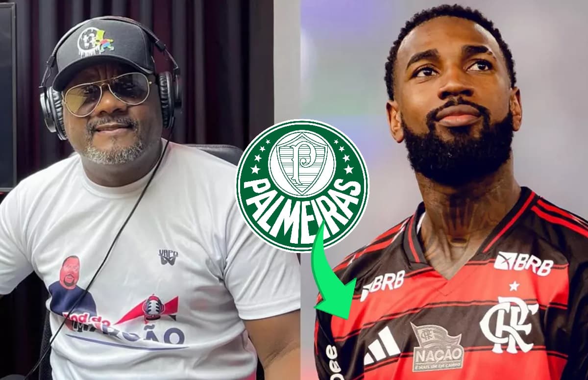 Marcão, pai do Gerson, já descartou uma vez ida de ex-jogador do Flamengo para o Palmeiras