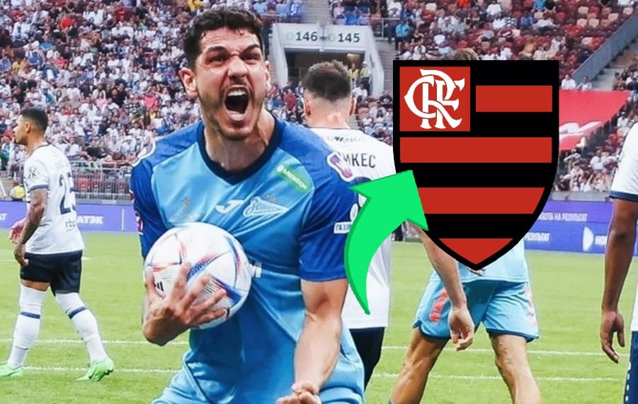 Nino, na mira do Flamengo, comemora gol pelo Zenit
