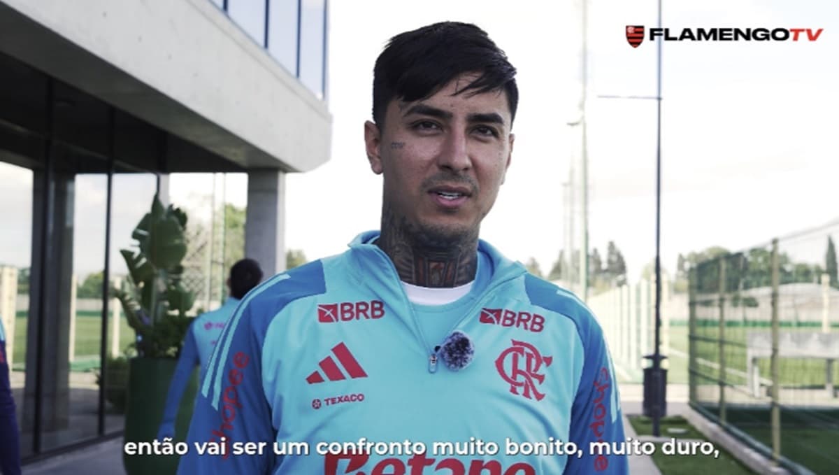 Erick Pulgar projeta duelo entre Racing x Flamengo na FlamengoTV