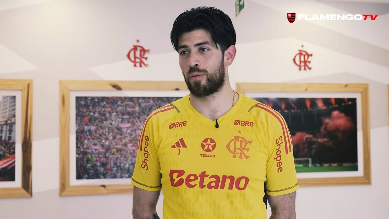 Rossi em entrevista à FlamengoTV