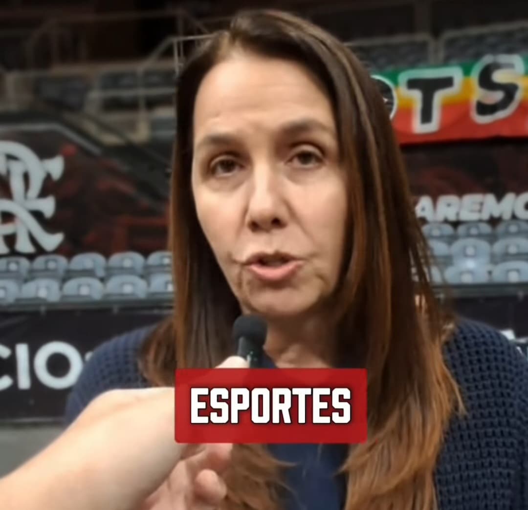 Patricia Amorim falou com MundoBola Flamengo durante jogo do FlaBasquete