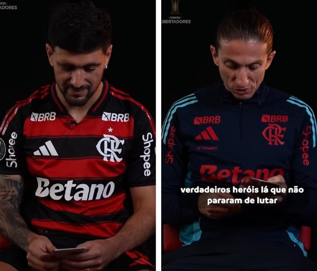 Arrascaeta e Filipe Luís revisitam Libertadores 2019