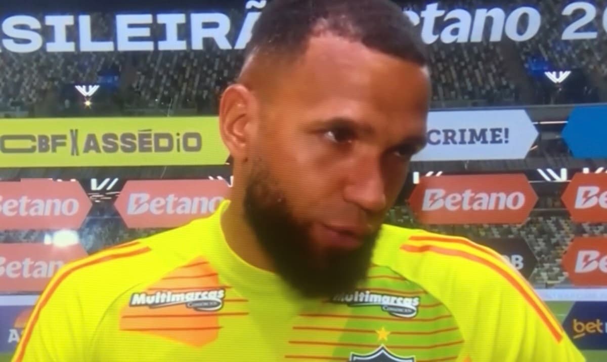 Everson, goleiro do Atlético-MG, após jogo contra o Flamengo