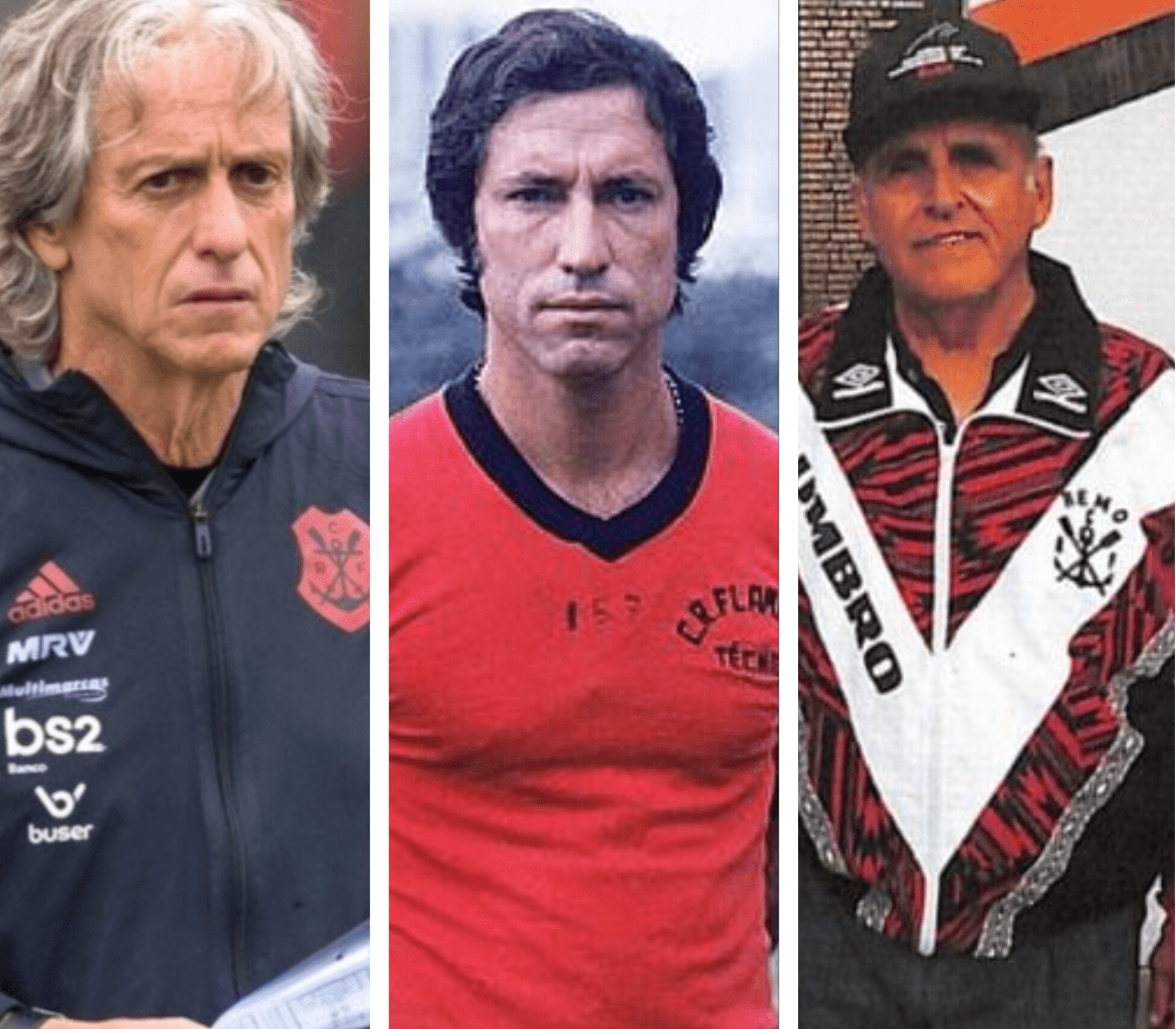 Jorge Jesus, Cláudio Coutinho e Buck no Flamengo