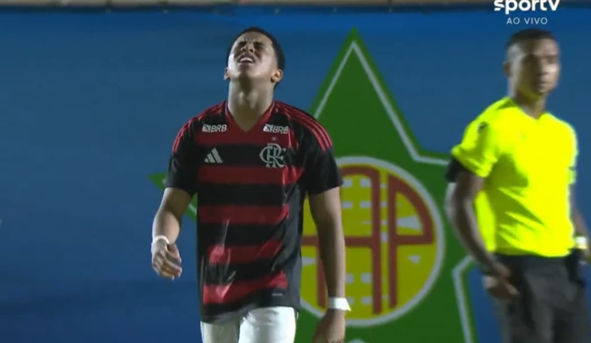 Joshua perde pênalti em Flamengo x Atlético-MG em Copa do Brasil Sub-20