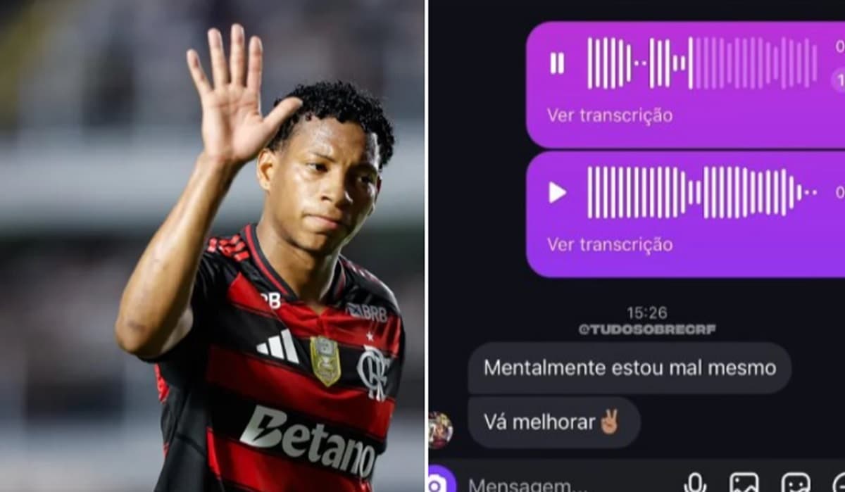 Plata, do Flamengo, pede desculpas a torcedor do Instagram