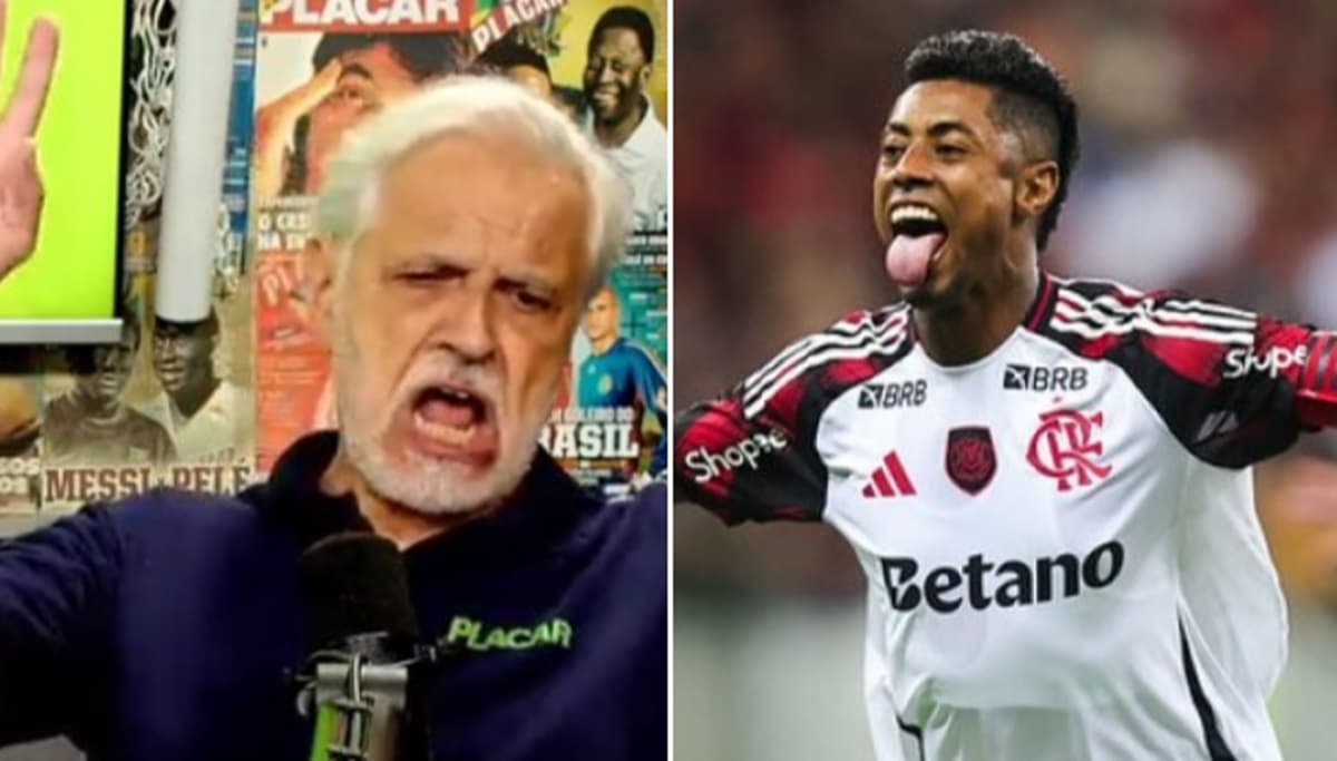 Sormani na Revista Placar; Bruno Henrique comemora gol do Flamengo