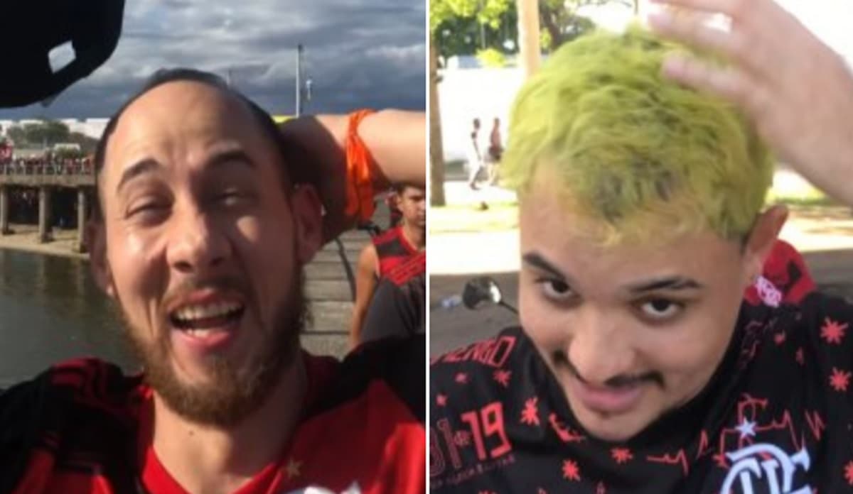 Torcedores do Flamengo no AeroFla