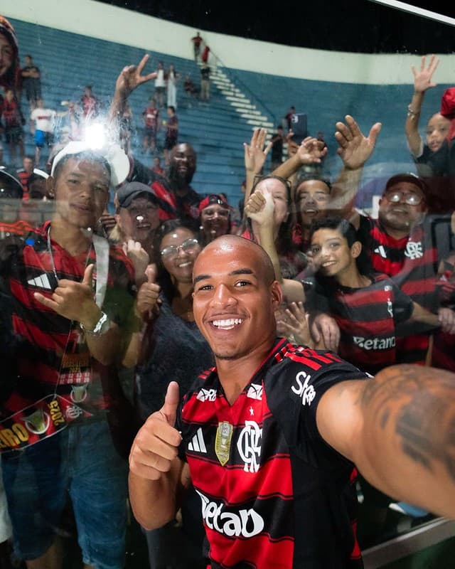 Atleta comemora resultado diante do Mirassol