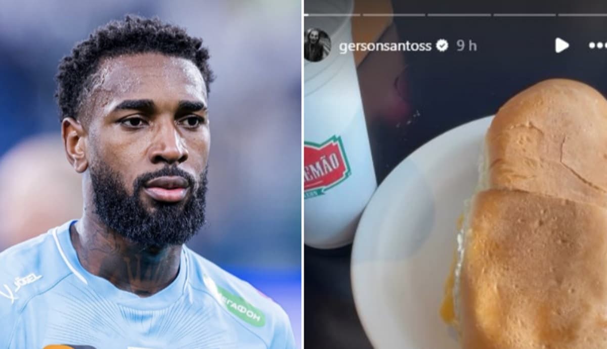 Gerson, ex-Flamengo, posta foto no Rio de Janeiro