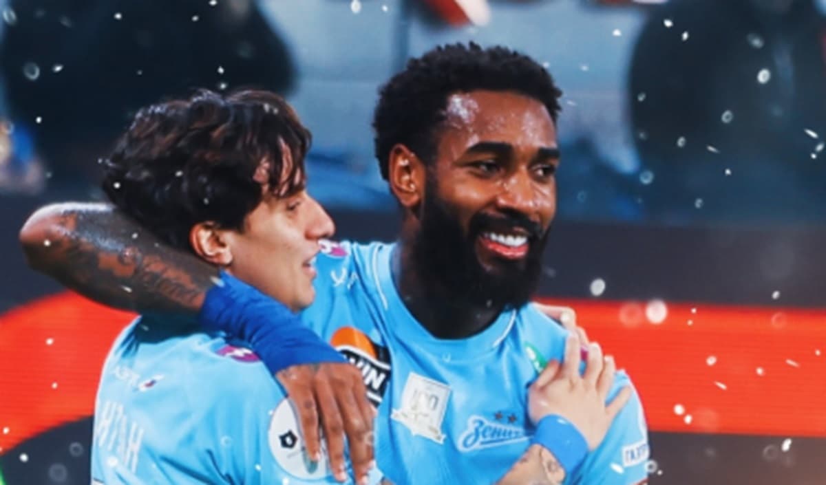 Gerson em jogo do Zenit na Rússia