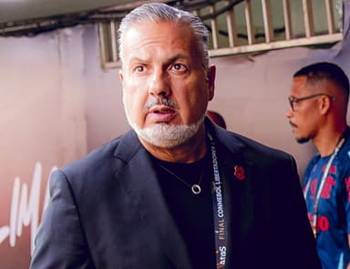 José Boto na chegada ao estádio Monumental para o Flamengo x Palmeiras na final da Libertadores