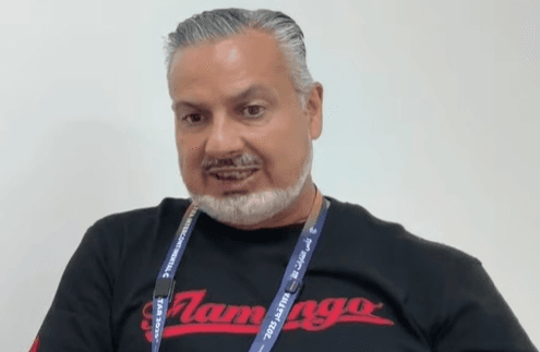 José Boto durante entrevista ao FlaZoeiro, enquanto falava de renovação com o Flamengo