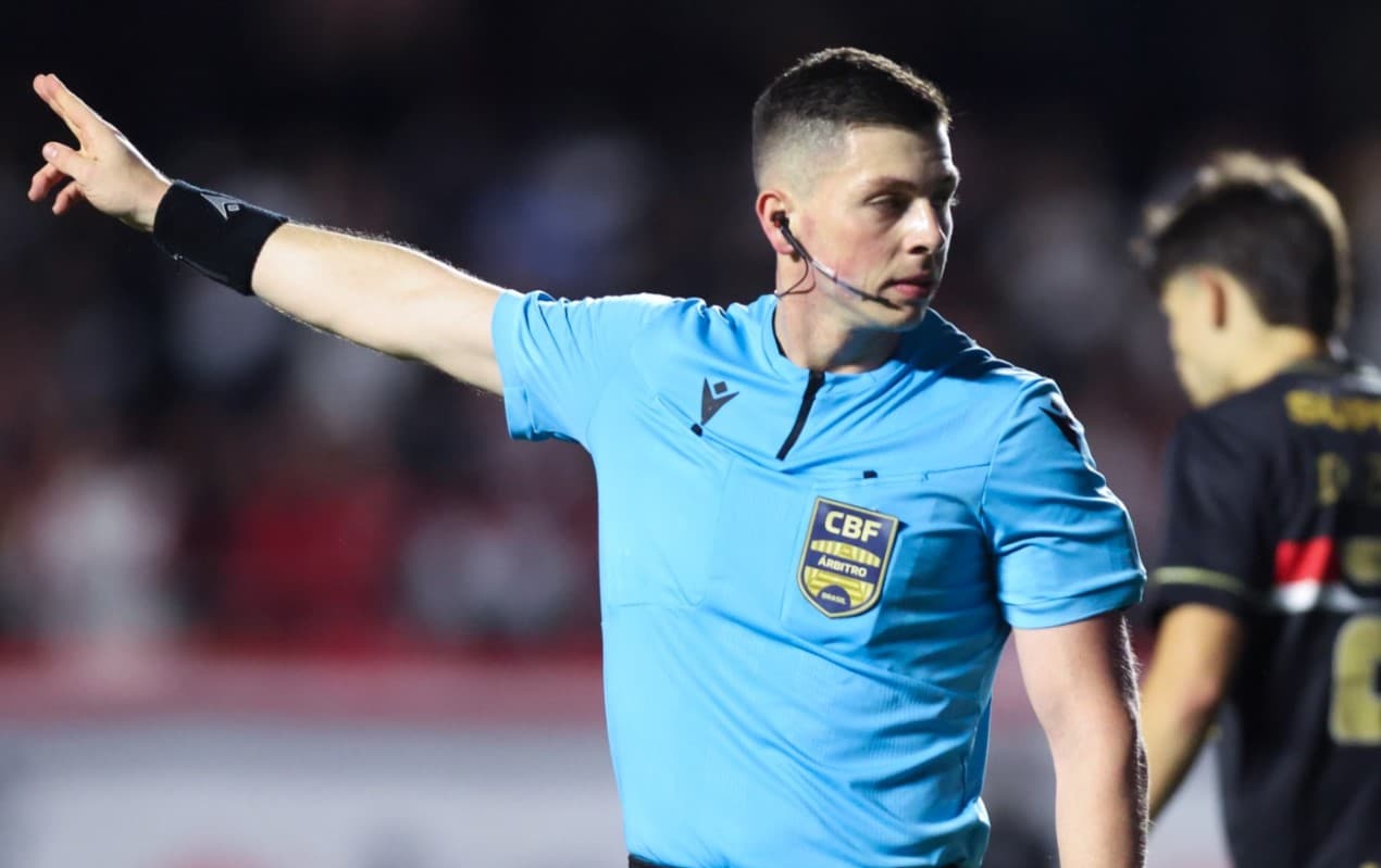 Lucas Casagrande, árbitro Mirassol x Flamengo