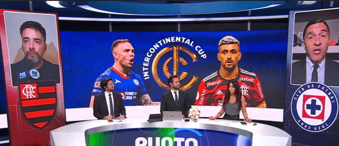 Programa Punto Final debate Flamengo x Cruz Azul no Intercontinental