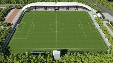 Projeto de miniestádio do Flamengo no Ninho do Urubu