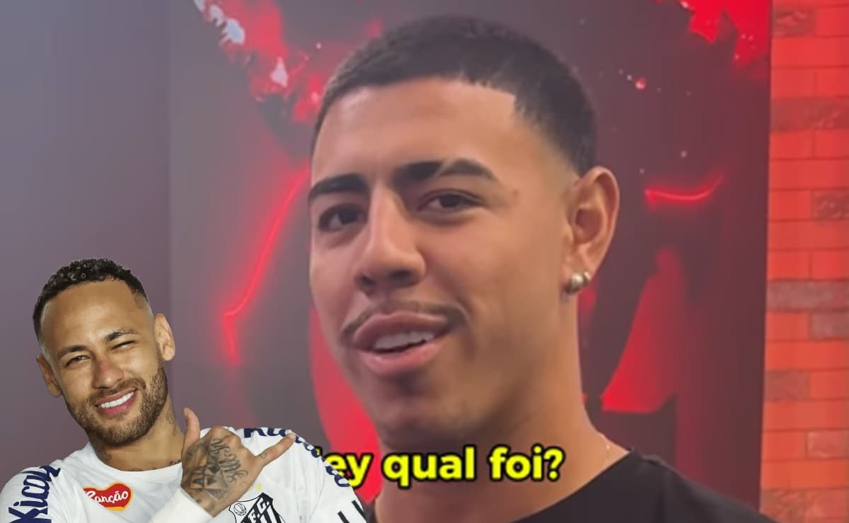 Iago, do Flamengo, pede Neymar, do Santos