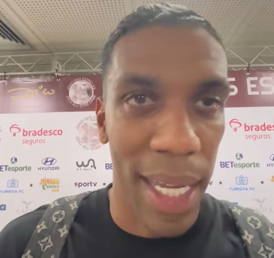 Orlando Berrío no jogo do Zico