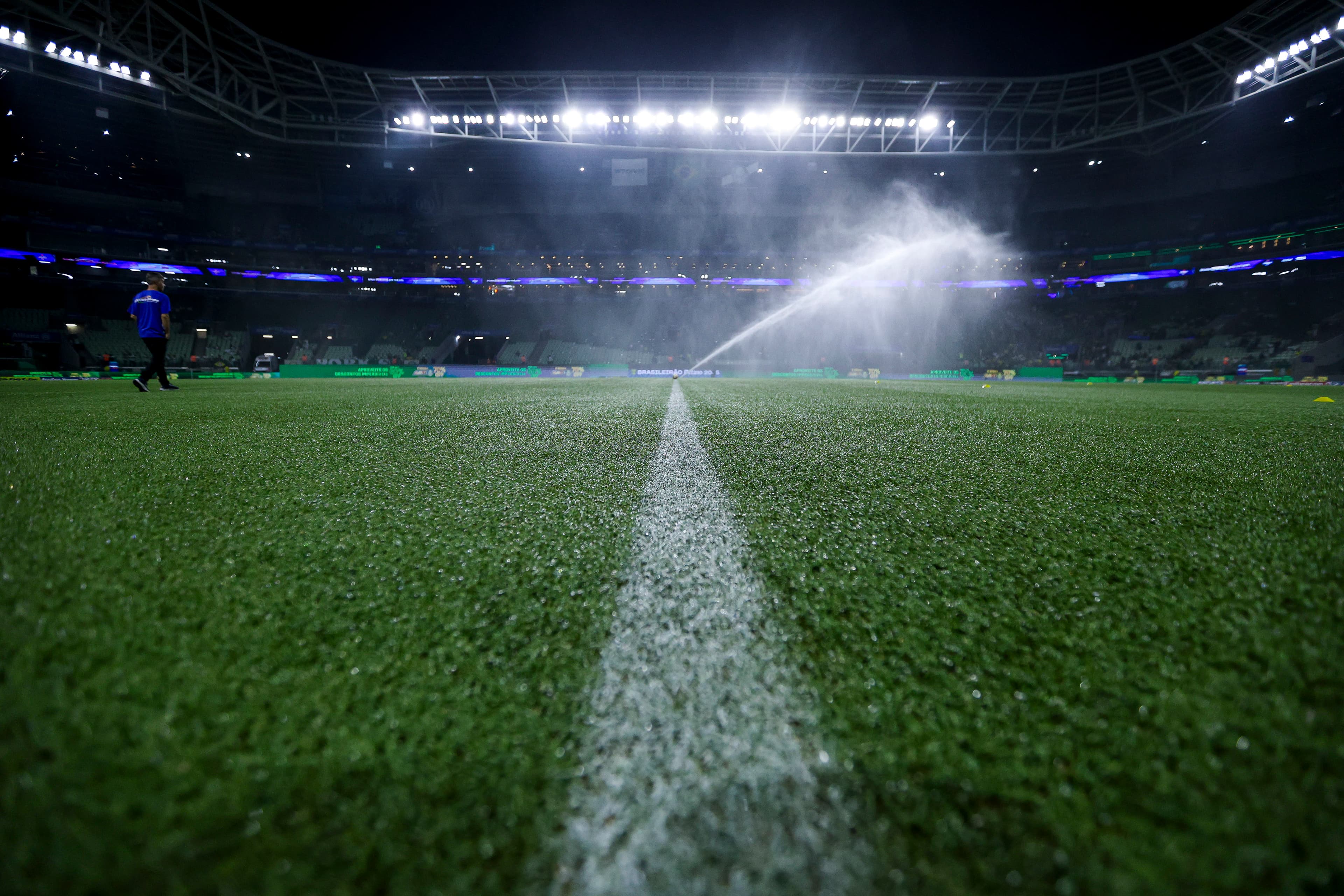 Campo sintético do Allianz Parque