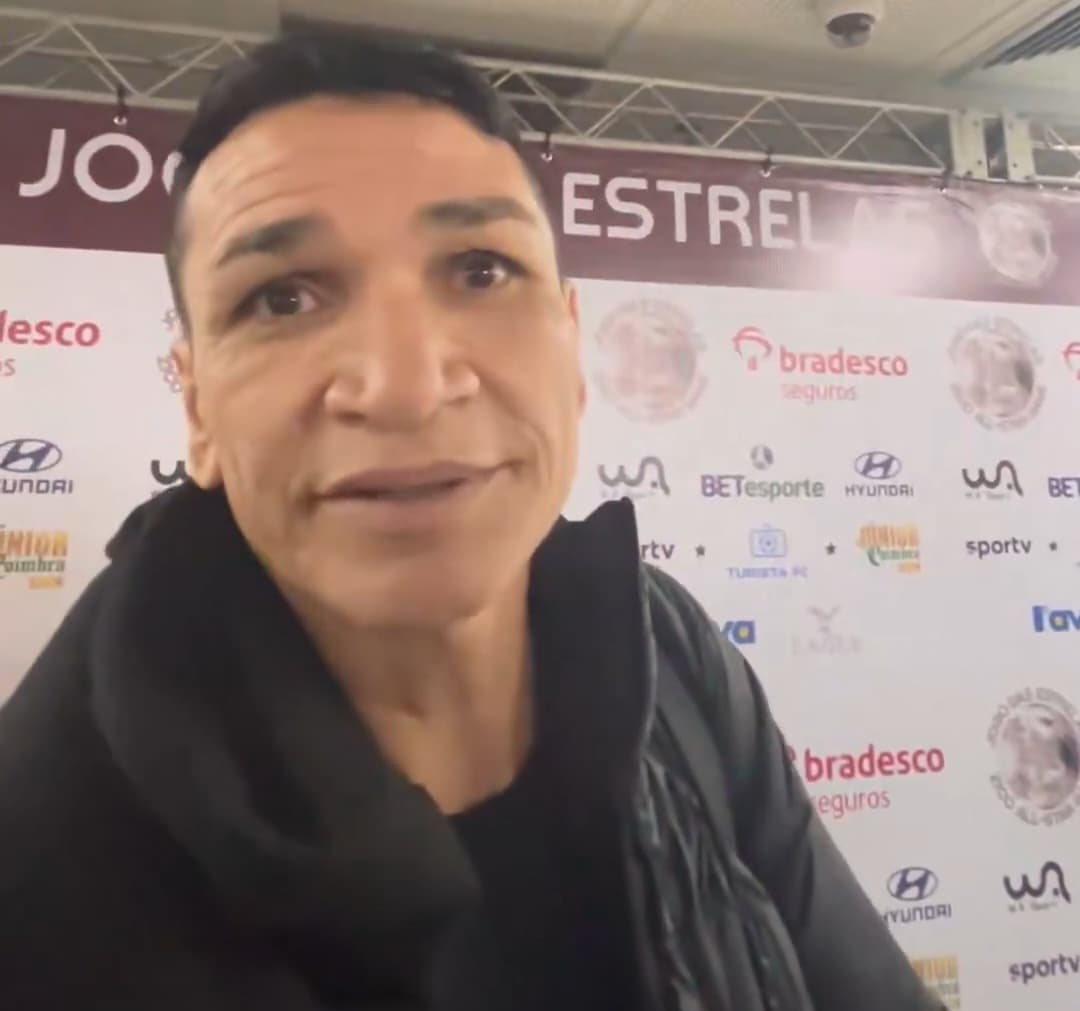 Ronaldo Angelim no jogo das estrelas de Zico