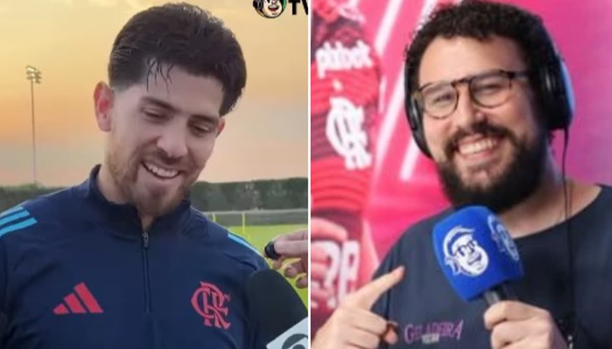 Rossi, do Flamengo, na CazéTV