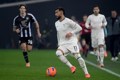 Taty Castellanos em campo pela Lazio, em jogo da Serie A