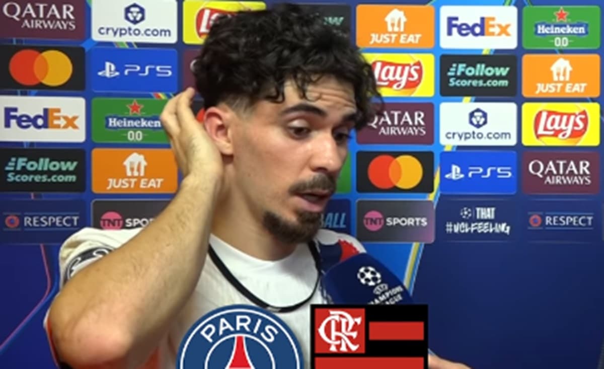 Vitinha, do PSG, fala sobre Flamengo